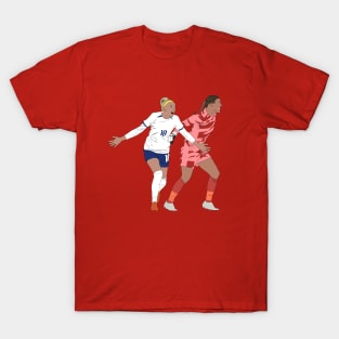 Chloe Kelly Mary Earps Penalty Shootout Celebration Minimalist T-Shirt